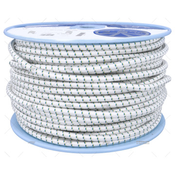 CABO SHOCK CORD 10mm BLANCO 100m