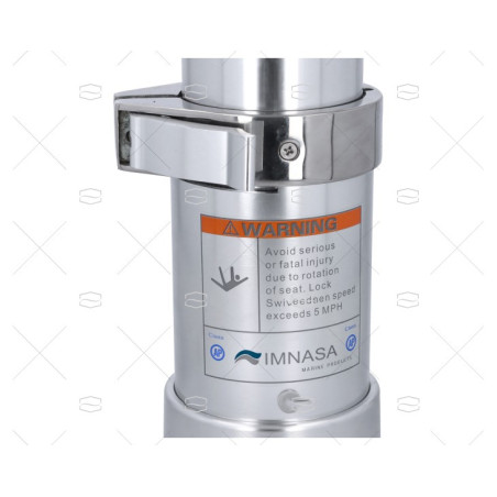 PIE MESA TRIPLEX ALU BRILLANTE CON ABRAZADERA IMNASA