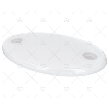 MESA OVALADA BLANCA SIN PIE