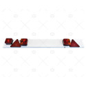 PLACA LUCES TRAILER DESMONTABLE