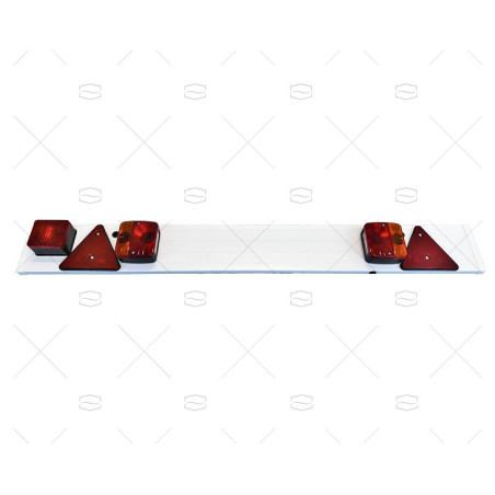 PLACA LUCES TRAILER DESMONTABLE