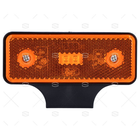 LUZ LATERAL NARANJA LED 12/24 C/CABLE