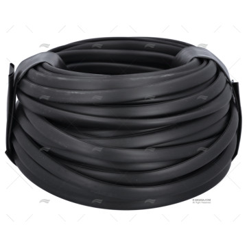 PERFIL PVC 18mm PROTEC. NEGRO (pvp x m)