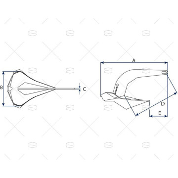 ANCLA INOX EPSILON LEWMAR