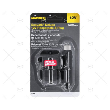 CONECTOR MECHERO 12V CON LED MARINCO