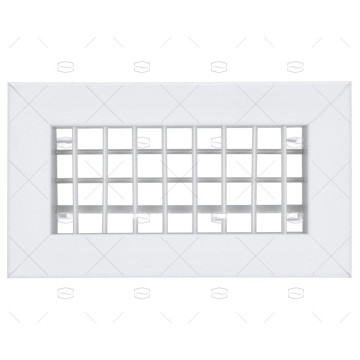 REJILLA AIRE ACONDICIONADO PVC BLANCA 100 x 200 x 47 THERMOWELL