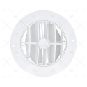 REJILLA AIRE ACONDICIONADO PVC REDONDA BLANCA