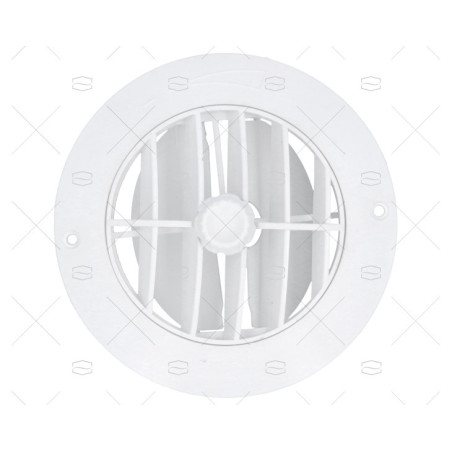 REJILLA AIRE ACONDICIONADO PVC REDONDA BLANCA