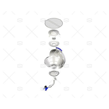 BARBACOA A GAS 432mm