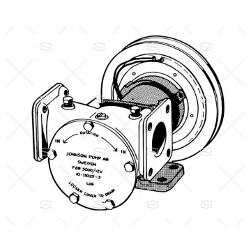 BOMBA F8B-5000-VF 1/2" 70 - 279 l/m JOHNSON - SPX