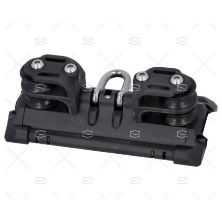 CARRO TB CON GRILLETE 2 ROLDANAS DOBLE LINEA DE CONTROL LEWMAR