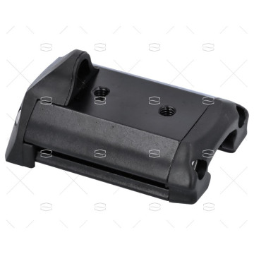 TOPE DE RAIL SIMPLE NEGRO LEWMAR