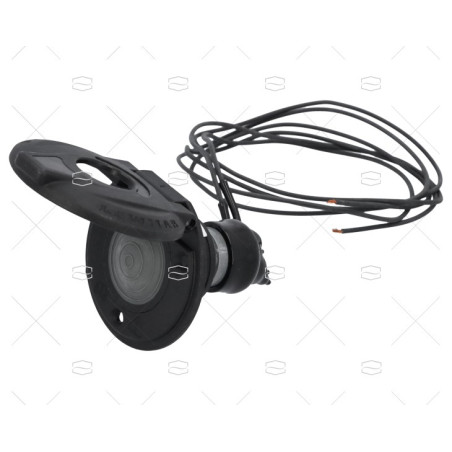 PULSADOR ELECTRICO NO ROTULADO NEGRO ABIERTO LEWMAR