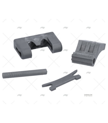 KIT BISAGRAS GRIS LEWMAR