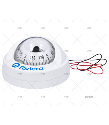 COMPAS ARIES 2 BAR BLANCO CON LUZ RIVIERA