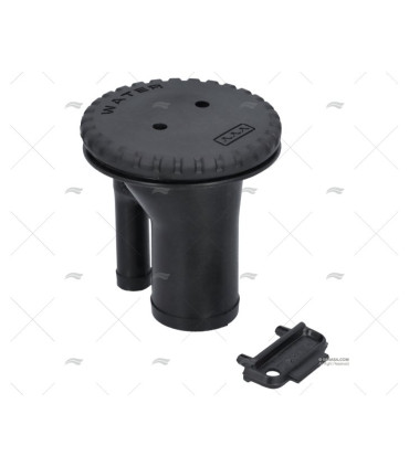 TAPON DE AGUA VENTILADA 1-1/2" RECTO NEG PERKO