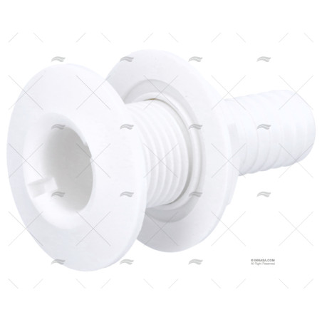 PASACASCO PLASTICO BLANCO 1"