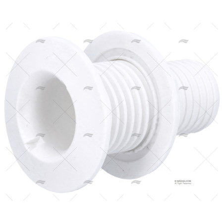 PASACASCO PLASTICO BLANCO 1-1/2"