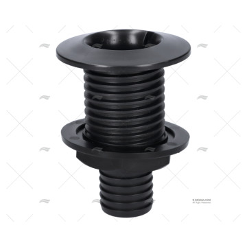 PASACASCO PLASTICO NEGRO 1-1/4"