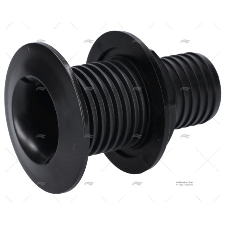 PASACASCO PLASTICO NEGRO 1-1/2"