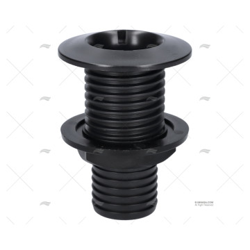 PASACASCO PLASTICO NEGRO 1-1/2"