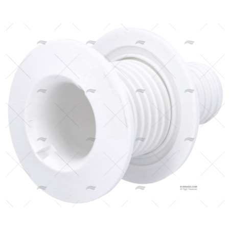 PASACASCO PLASTICO BLANCO 1-1/4"