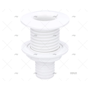 PASACASCO PLASTICO BLANCO 1-1/4"