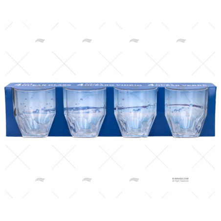 VASO PARA WHISKY 360ML 4 PIEZAS