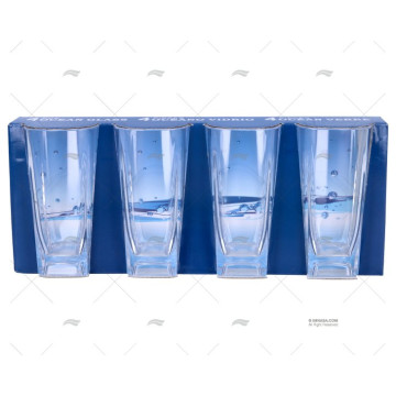 VASO PARA AGUA 360ML 4 PIEZAS