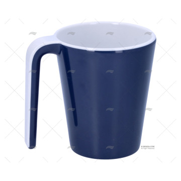 TAZA CAFE AZUL MELAMINA 6 pcs