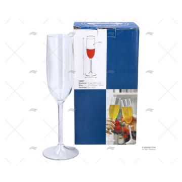 JUEGO VASO VINO TRITAN 47x230mm 4pzs