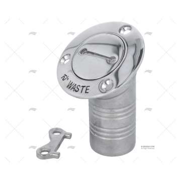 TAPON WASTE 38mm INOX 30º