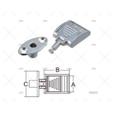 HEBILLA GIRANTE INOX 316 MARINE TOWN