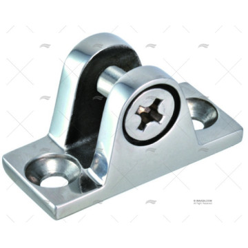 FIJACION TOLDO INOX-316 TRIANGULAR CON TORNILLO HEAVY DUTY