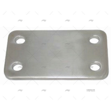 PLACA CUADRADA EN INOX-316 MARINE TOWN